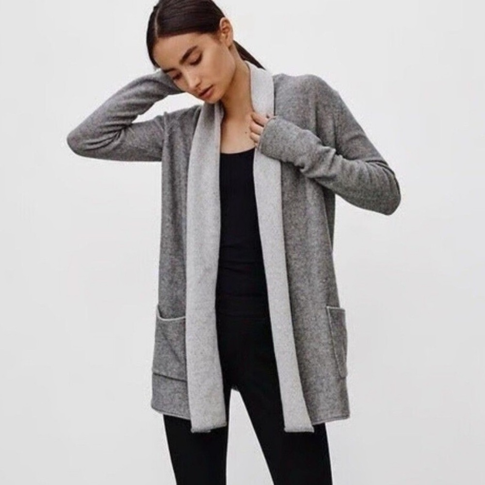 Aritzia Grey Cardigan
